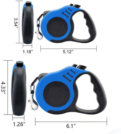 Elevate Your Walks with Our Premium 16ft Retractable Dog Leash - Perfect for Small to Medium Dogs and Cats!